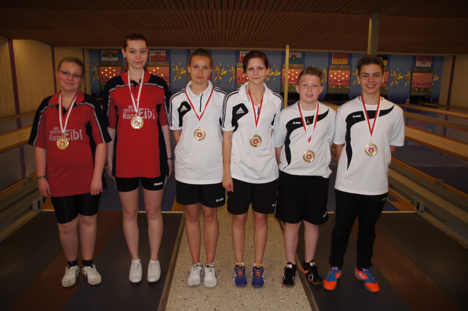 Jugend Tandem-Meisterschaft 2013, die Erstplatzierten
