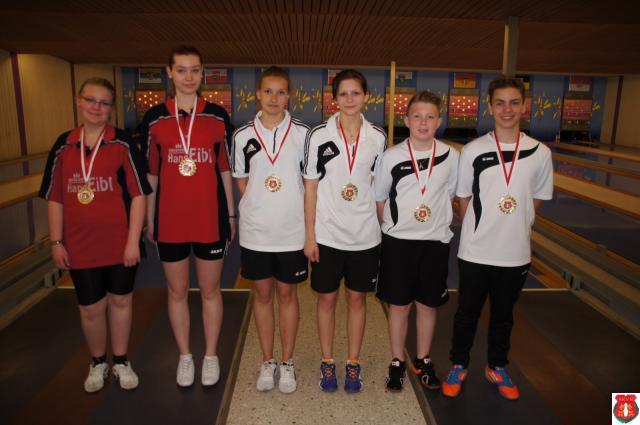 Jugend Tandem-Meisterschaft 2013, die Erstplatzierten