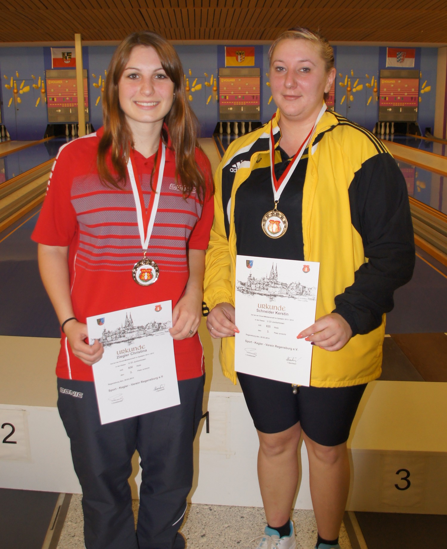Einzel-, Stadt- und Kreismeister 2014 Juniorinnen
