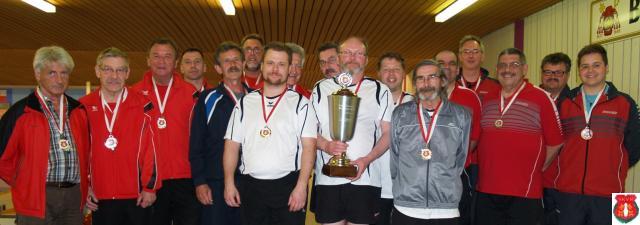 KK-Pokal 2014 Männer 6-er 1. KC Stadtamhof, 2. SG Walhalla 2, 3. TSV Deuerling 3
