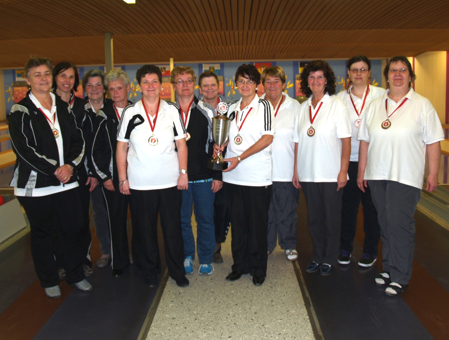 KK-Pokal 2014 Frauen 1. Sportclub 4, 2. SWC Regensburg, 3. TSV Alteglofsheim