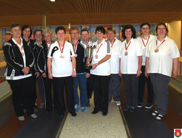 KK-Pokal 2014 Frauen 1. Sportclub 4, 2. SWC Regensburg, 3. TSV Alteglofsheim