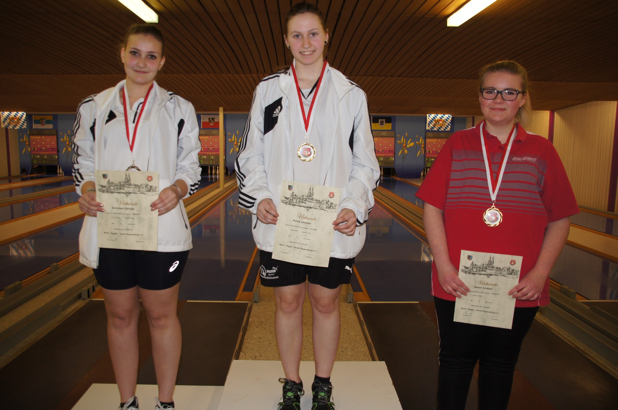 Einzel-, Stadt-, und Kreismeisterschaft 2016 Jugend U18 weiblich
