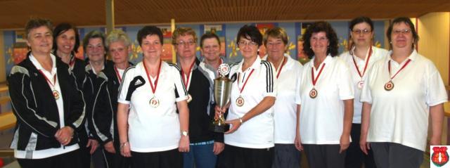 KK-Pokal 2014 Frauen 1. Sportclub 4, 2. SWC Regensburg, 3. TSV Alteglofsheim