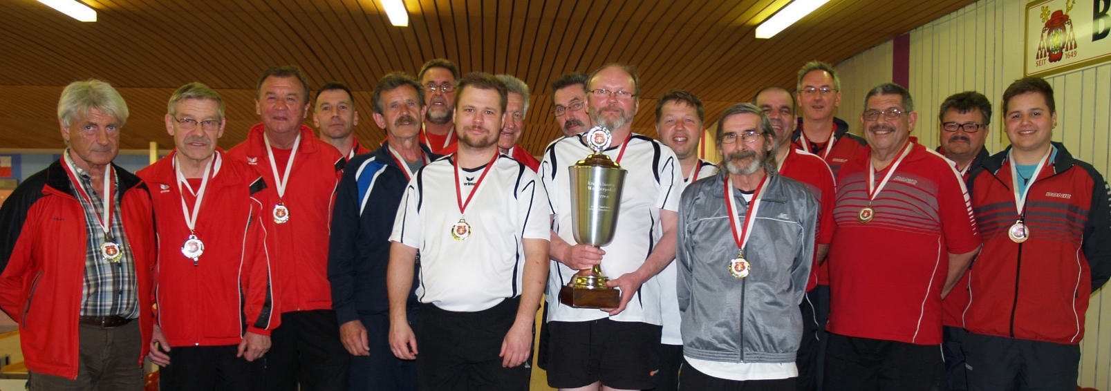 KK-Pokal 2014 Männer 6-er 1. KC Stadtamhof, 2. SG Walhalla 2, 3. TSV Deuerling 3